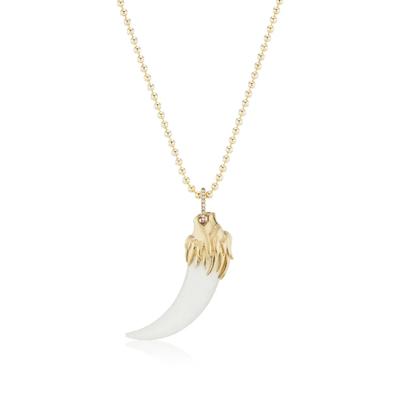 Il Leone Grande Lion's Tooth Necklace