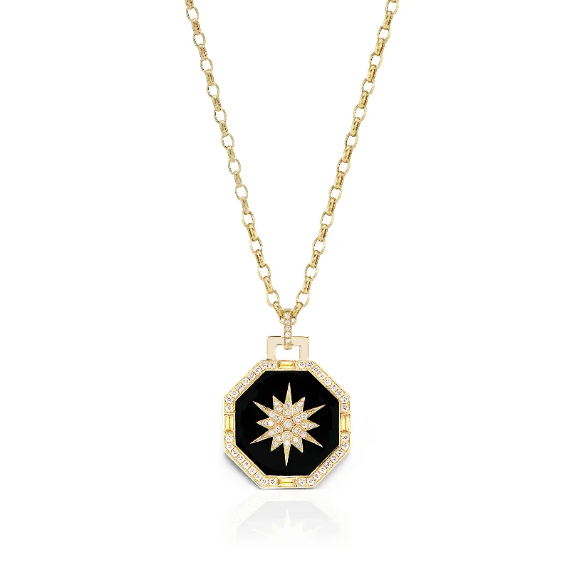 Octagonal Stelle Pendant