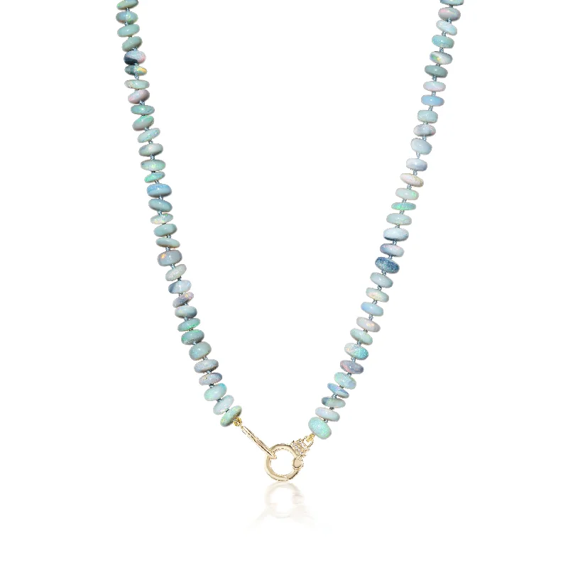 Opal Beaded Necklace