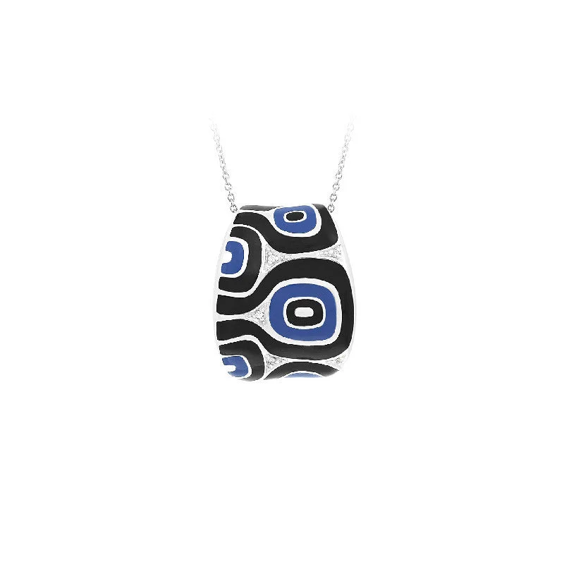 Moda Blue and Black Pendant