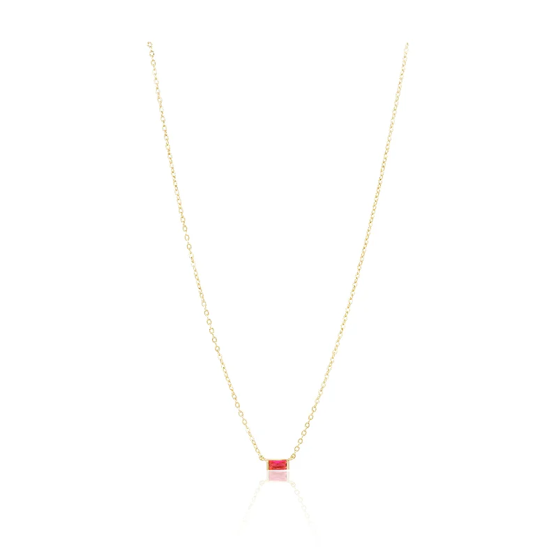 Willow Necklace-Red