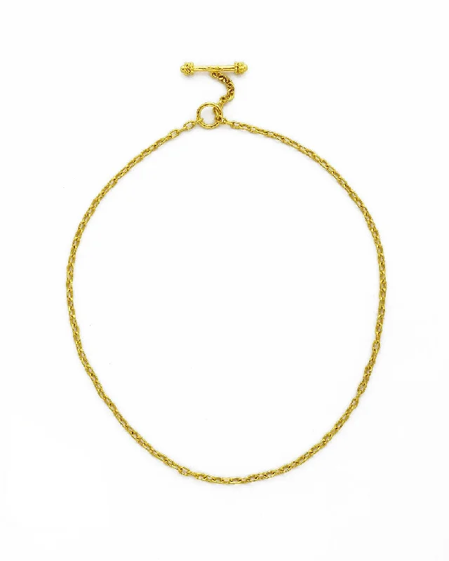 Elizabeth Locke “Very Fine” Chain Necklace 17″