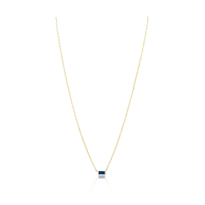 Willow Necklace- Sapphire