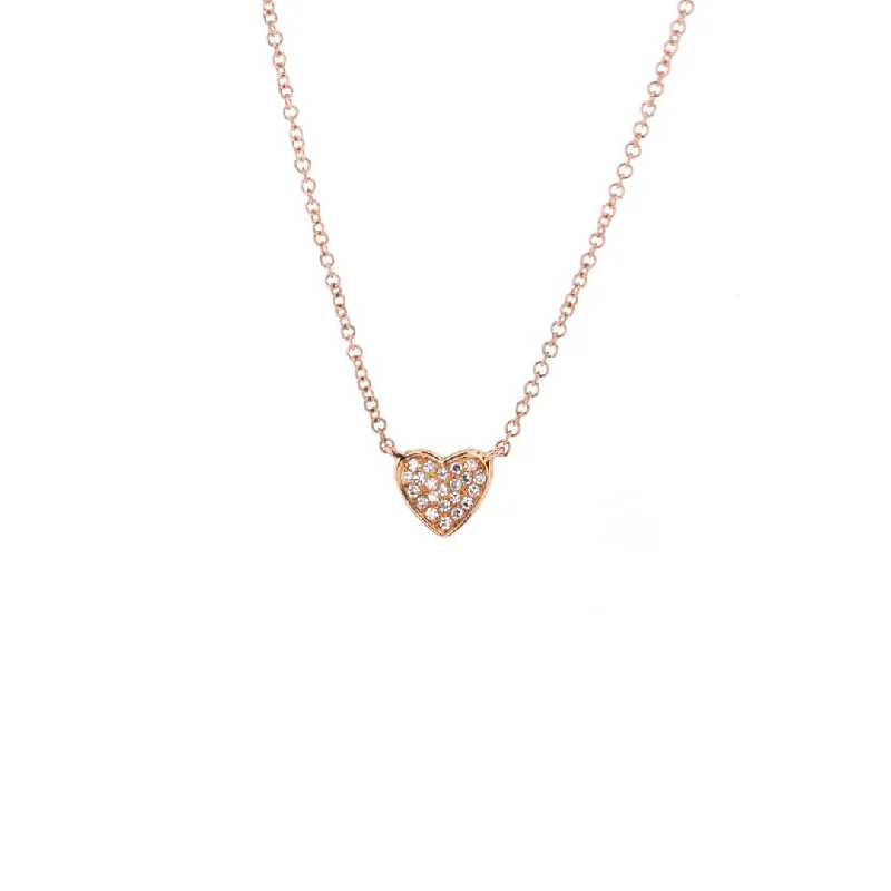 0.07 ctw Diamond Heart Necklace