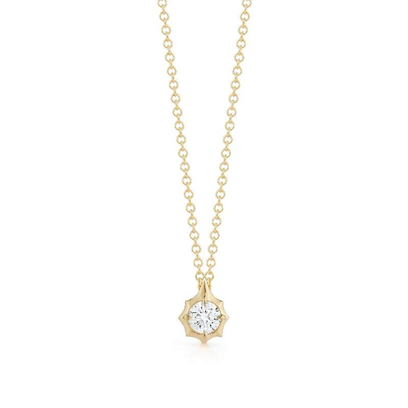 Sophisticate Diamond Solitaire Pendant