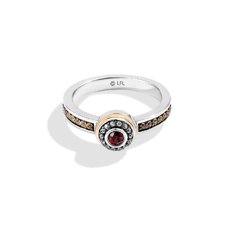 Artistic Handmade Earrings BB-8 Droid 1/20 CT.TW. Diamonds with Garnet, Citrine in Sterling Silver and 10K Yellow Gold Artistic Handmade Earrings BB-8 Droid 1/20 CT.TW. Diamonds with Garnet, Citrine in Sterling Silver and 10K Yellow Gold