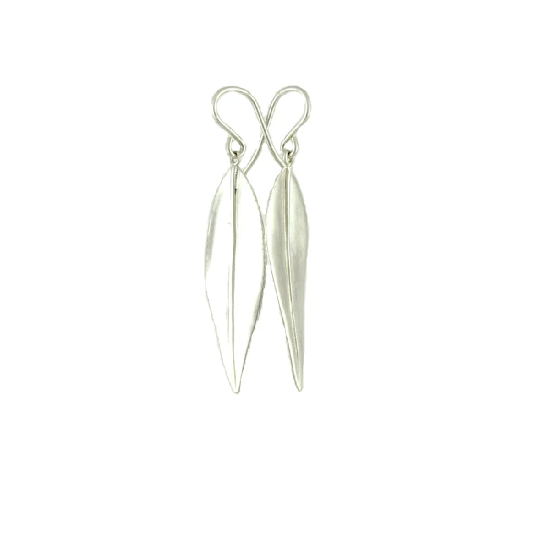 Medium Willow Leaf Earrings