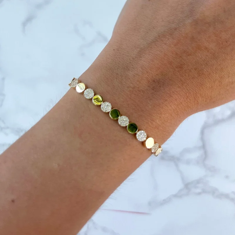 14K GOLD DIAMOND KIM BRACELET