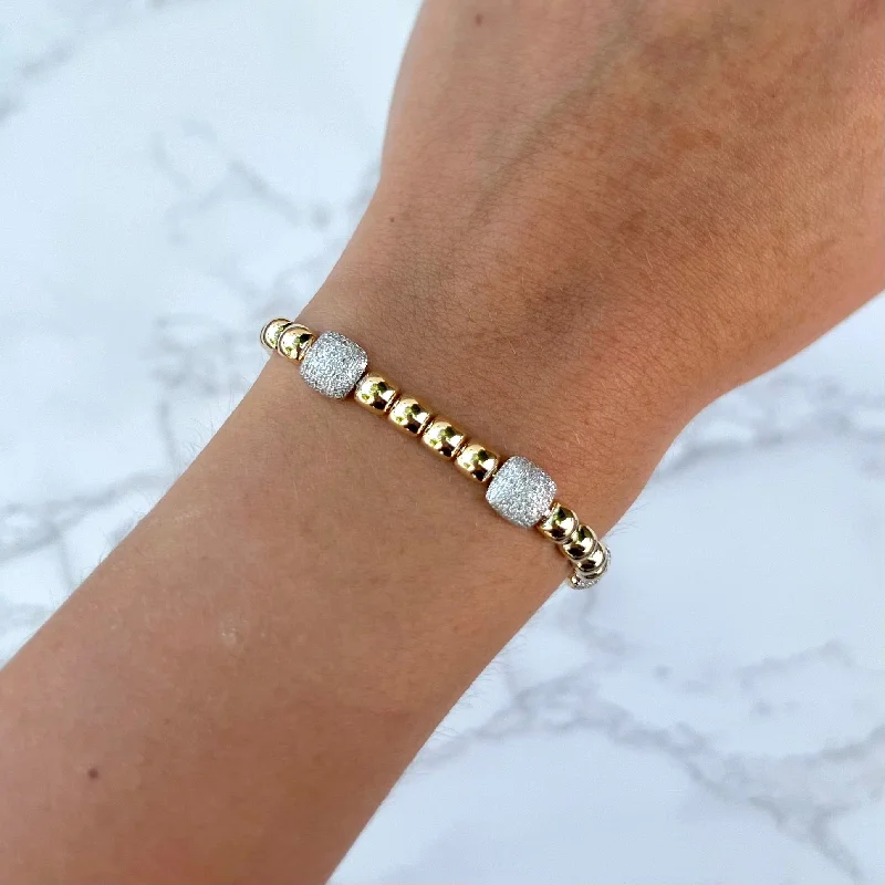 14K GOLD DIAMOND REESA BRACELET