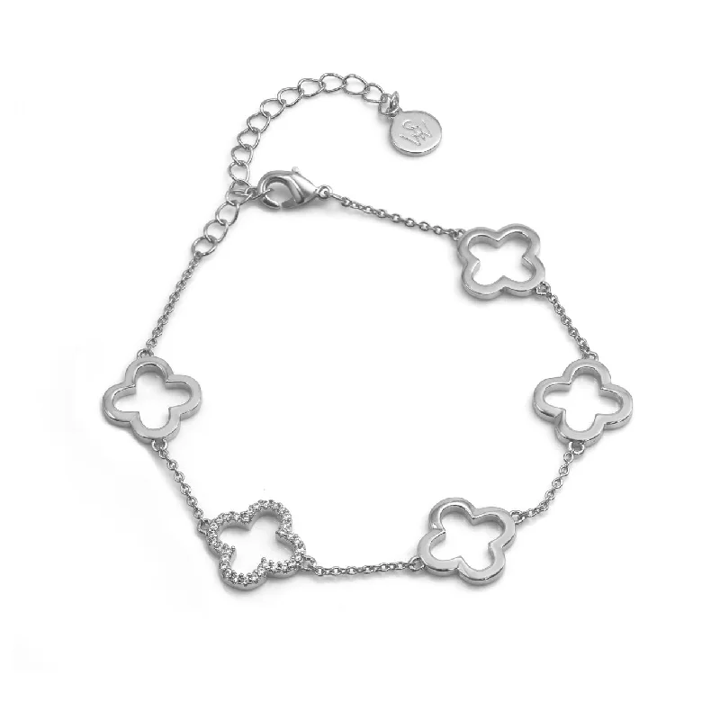 Clover Bracelet - Silver