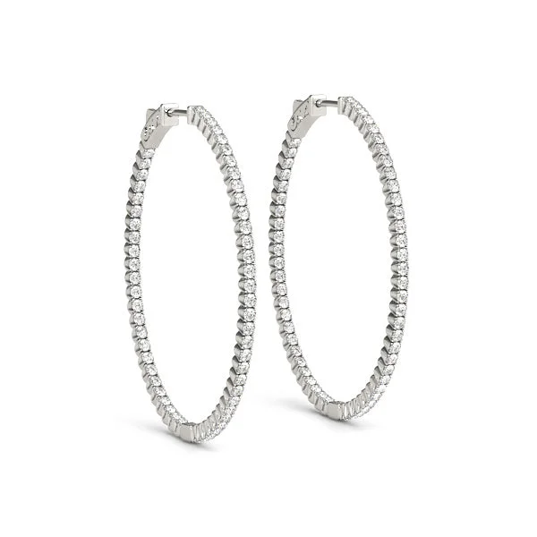 Trendy Hoop Earrings Fashion Diamond Earring