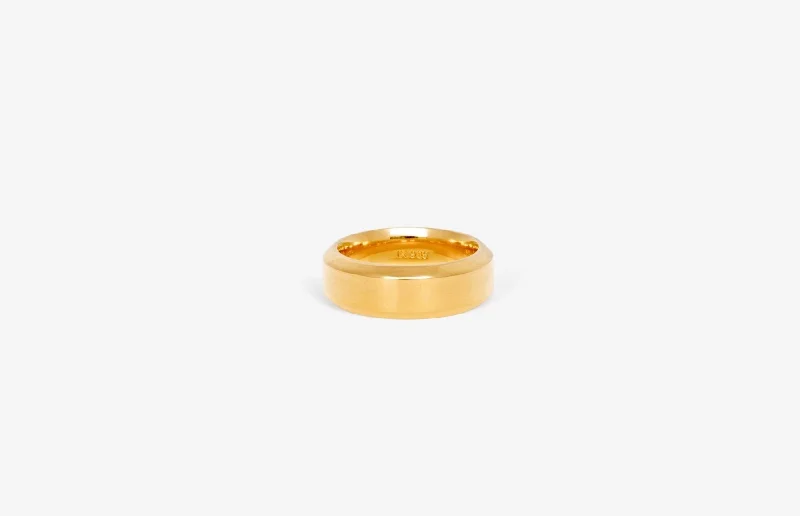 IX Eden 22K Gold Plated Ring