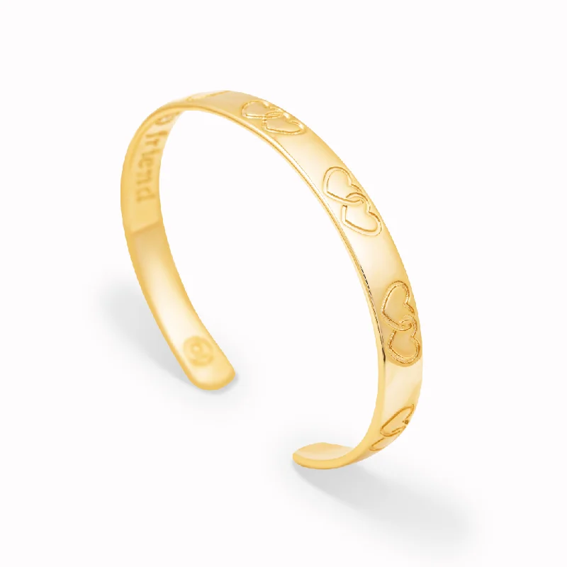 SOUL SISTERS - ENGRAVED CUFF BRACELET