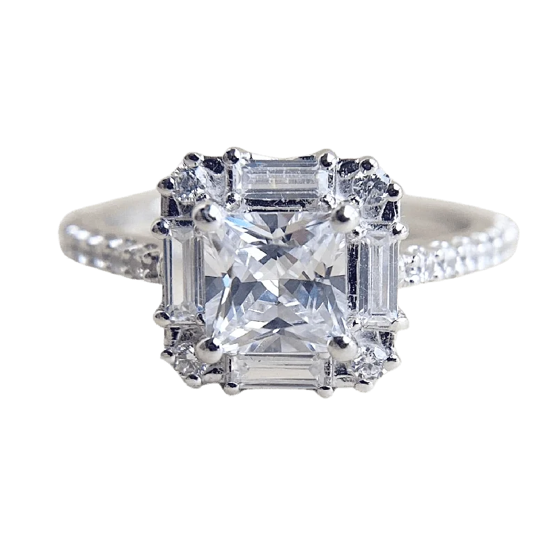 Freya Engagement Ring - Art Deco