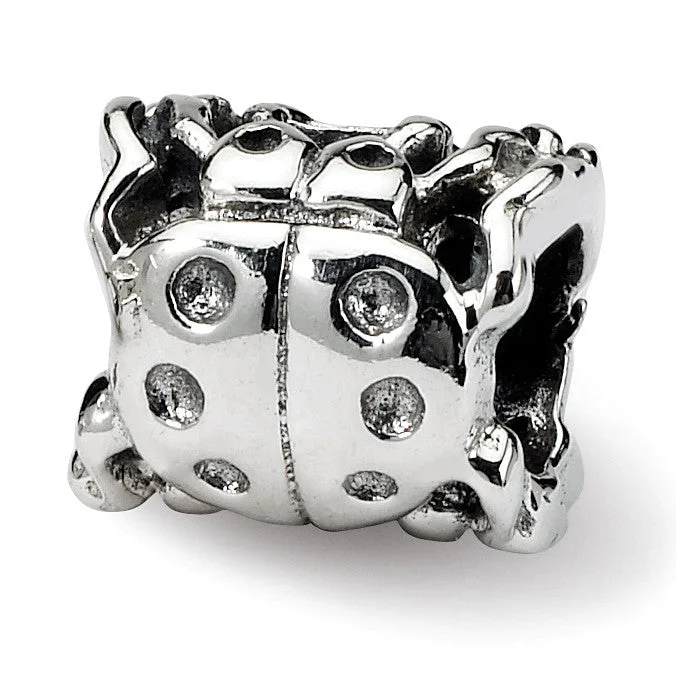 Sterling Silver Reflections Ladybug Bead