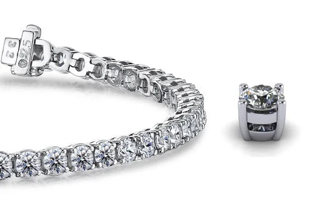 Timeless Dreams Diamond Tennis Bracelet with 3.78 ct.(finished) 2.5mm