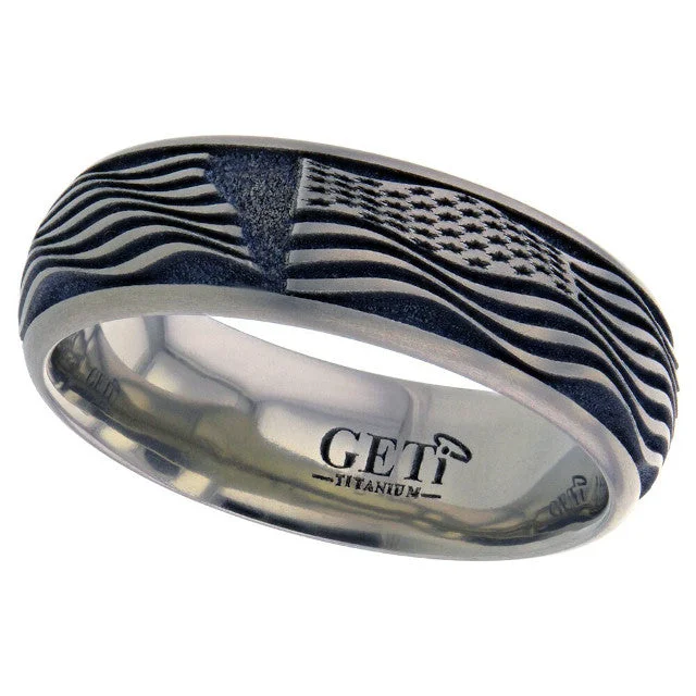 Titanium Flag Ring 2204-AF