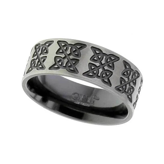 Zirconium Celtic Ring - Z154RB